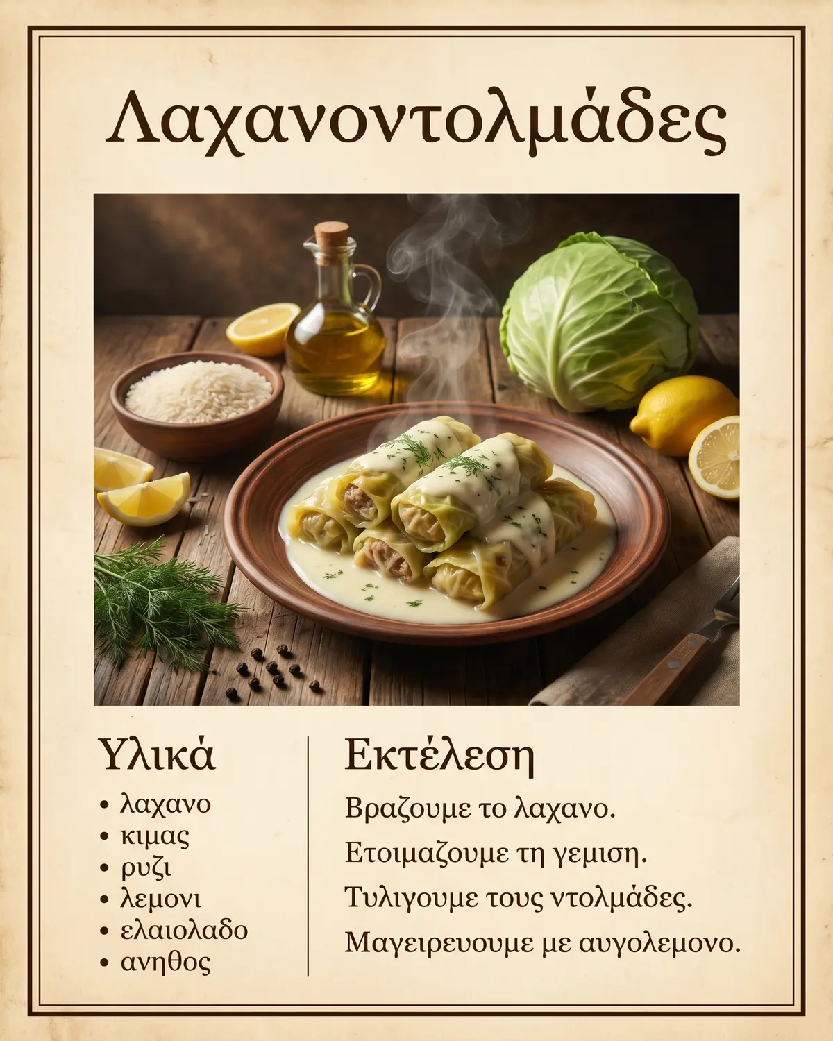 Λαχανοντολμάδες